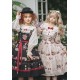 Miss Point Strawberry Pictorial Blouse Salopette JSK and One Piece(Reservation/2 Colours/Full Payment Without Shipping)